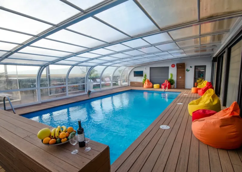 Full Vega swimming pool enclosure - Arcus Products