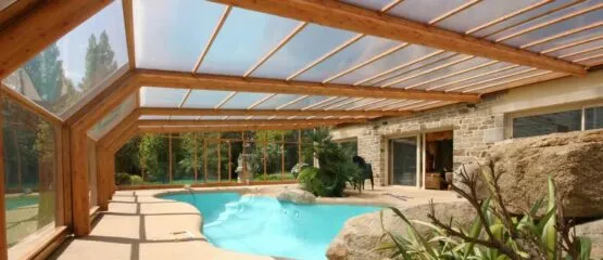 Indoor swimming pool with full enclosure - Arcus Products